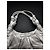 Borsa in pelle argentata Loewe Silver hardware - vista 10
