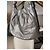 Borsa in pelle argentata Loewe Silver hardware - vista 2