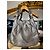 Borsa in pelle argentata Loewe Silver hardware - vista 3