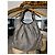 Borsa in pelle argentata Loewe Silver hardware - vista 4
