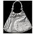Borsa in pelle argentata Loewe Silver hardware - vista 6