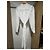Zadig & Voltaire Vestido de algodón blanco con encaje - vista 2