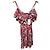 IRO Sommerkleid mit Blumenprint Pink Weiß Rot