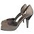 Prada grey leather pumps