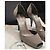 Prada grey leather pumps - view 4