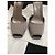Prada grey leather pumps - view 6