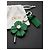 Charm Dior Trifoglio in Pelle Verde - vista 5