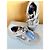 Autre Marque Royal Blue Sneakers Beige e Oro D'oro - vista 10