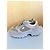Autre Marque Royal Blue Sneakers Beige e Oro D'oro - vista 4