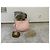 Cappellino in tela monogramma Gucci e borsa a tracolla in pelle rosa Beige - vista 4