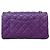 Borsa a tracolla Chanel in pelle d'agnello viola Porpora - vista 10