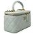 Borsa a tracolla con catena Chanel Matelassé Blu chiaro - vista 2