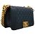 Borsa a tracolla Chanel Boy Chain Blu navy - vista 2