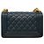 Borsa a tracolla Chanel Boy Chain Blu navy - vista 8
