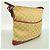Borsa a Tracolla Gucci GG Canvas 145857 Beige Bordò - vista 2