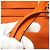 Hermès Borsa Hermes Kelly 35 in pelle Togo Arancione - vista 11