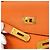 Hermès Borsa Hermes Kelly 35 in pelle Togo Arancione - vista 15