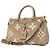 Louis Vuitton Monogram Empreinte Trianon PM Handbag Beige