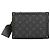 Borsa a tracolla Louis Vuitton Monogram Eclipse Nero - vista 13