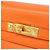 Hermès Borsa Hermes Kelly 32 Arancione - vista 11