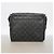 Borsa a tracolla Louis Vuitton Monogram Eclipse District PM Nero - vista 9