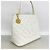 Saco Tote Chanel em couro de bezerro grão branco - vista 2