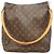 Borsa a tracolla Louis Vuitton Monogram Looping GM Marrone