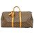 Borsa Louis Vuitton Boston Monogram Keepall 55 Marrone