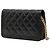 Chanel Black Quilted Caviar Boy Wallet on Chain Nero - vista 2