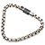 Bracciale a catena Louis Vuitton Monogram Eclipse in ottone argentato Argento - vista 2