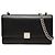 16 Céline Celine Black Small Leather Case Chain Flap Nero