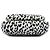 Borsa a tracolla Sid Saint Laurent in tela con stampa leopardata bianca Bianco - vista 3
