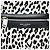 Borsa a tracolla Sid Saint Laurent in tela con stampa leopardata bianca Bianco - vista 5