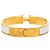 Bracciale Clic H PM in smalto bianco Hermès - vista 3