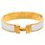 Bracciale Clic H PM in smalto bianco Hermès - vista 4