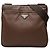 Prada Borsa Crossbody City Zip Top in Vitello Marrone