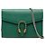 Cartera Dionysus con cadena de piel de becerro verde Gucci
