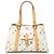 Louis Vuitton White Monogram Multicolore Aurelia MM Bianco
