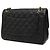 Chanel Black Jumbo Classic Caviar Double Flap Nero - vista 2