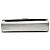 Saint Laurent Silver Medium Metallic Grain De Poudre Monogram Kate Crossbody Argento - vista 3