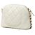 Chanel Mini CC Quilted Caviar Dome Clutch con catena, bianco - vista 2