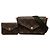 Louis Vuitton Brown Monogram Felicie Strap And Go Marrone - vista 7