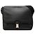 Borsa a tracolla con patta Prada in Vitello Phenix nero