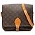 Louis Vuitton Brown Monogram Cartouchiere GM Marrone
