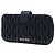 Clutch con catena Miu Miu in nappa matelassé nera con cristalli Nero - vista 2