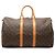 Louis Vuitton Brown Monogram Keepall 45 Marrone