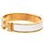 Hermès Clic H Armband PM schmal, weißer Emaille - Ansicht 2