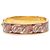 Bracciale a cerniera Monogram Confidential Louis Vuitton placcato oro rosa e smalto M