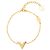 Bracciale Essential V Louis Vuitton Gold Plated Gold D'oro - vista 2