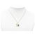Collana con pendente a fiore smaltato e placcato oro CC Chanel Gold D'oro - vista 7